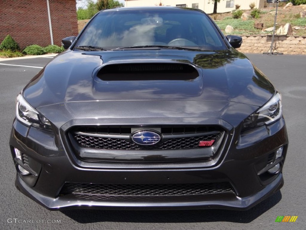 Dark Gray Metallic 2015 Subaru WRX STI Limited Exterior Photo #106681007
