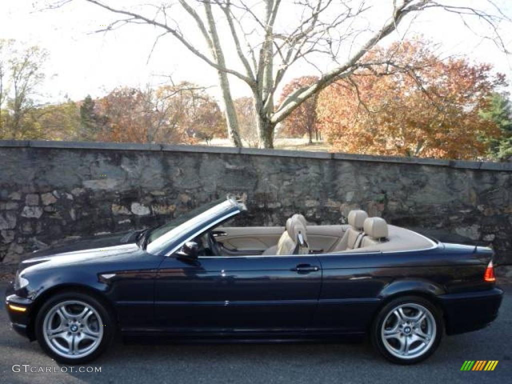 2005 3 Series 330i Convertible - Monaco Blue Metallic / Sand photo #16