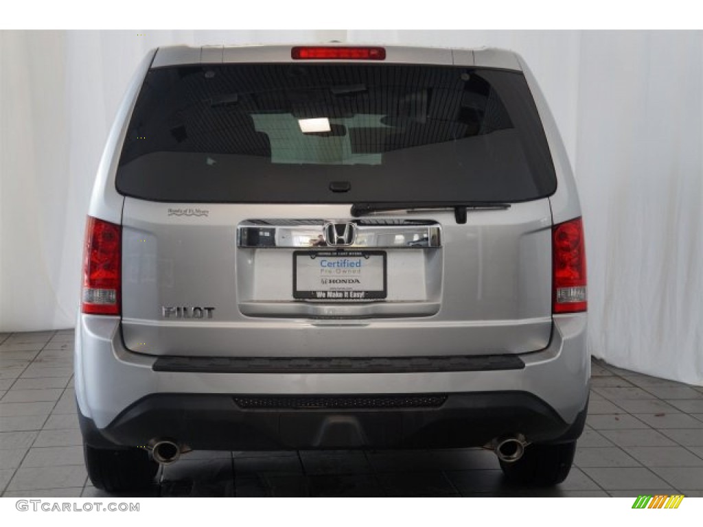 2014 Pilot EX-L - Alabaster Silver Metallic / Gray photo #7