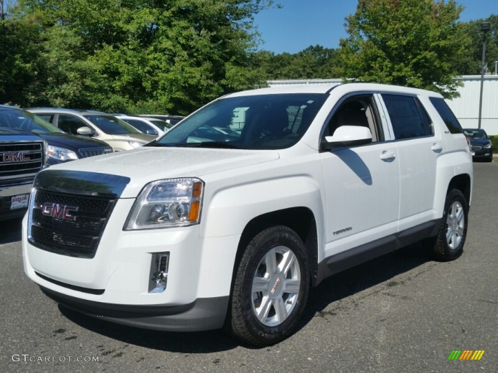 Summit White 2015 GMC Terrain SLE Exterior Photo #106683077