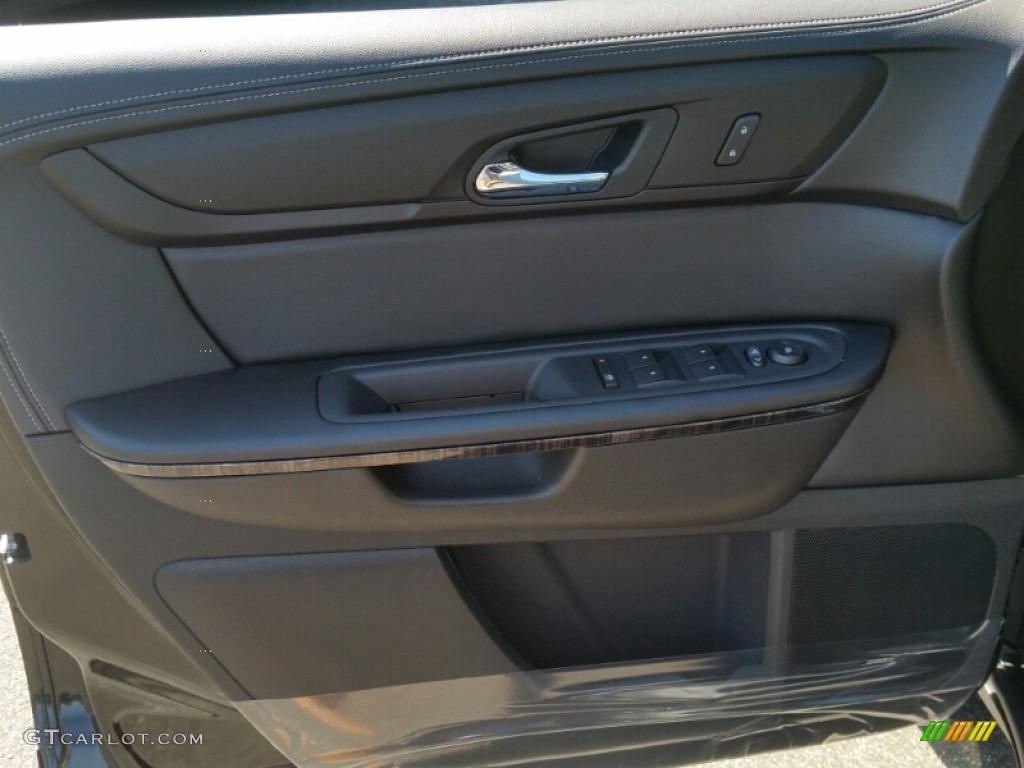 2016 GMC Acadia SLT Ebony Door Panel Photo #106684457