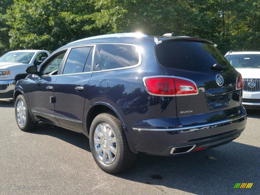 2016 Enclave Leather AWD - Dark Sapphire Blue Metallic / Light Titanium/Dark Titanium photo #4