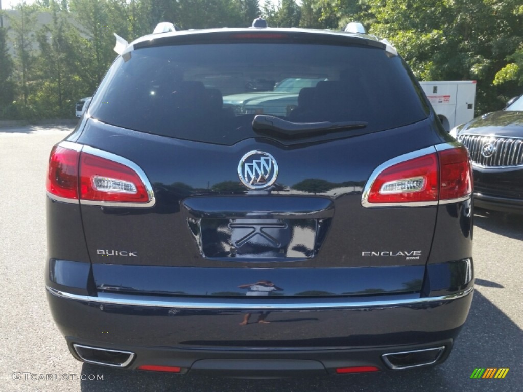 2016 Enclave Leather AWD - Dark Sapphire Blue Metallic / Light Titanium/Dark Titanium photo #5