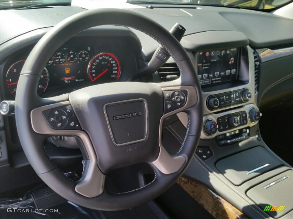 2016 GMC Yukon XL Denali 4WD Jet Black Dashboard Photo #106686530
