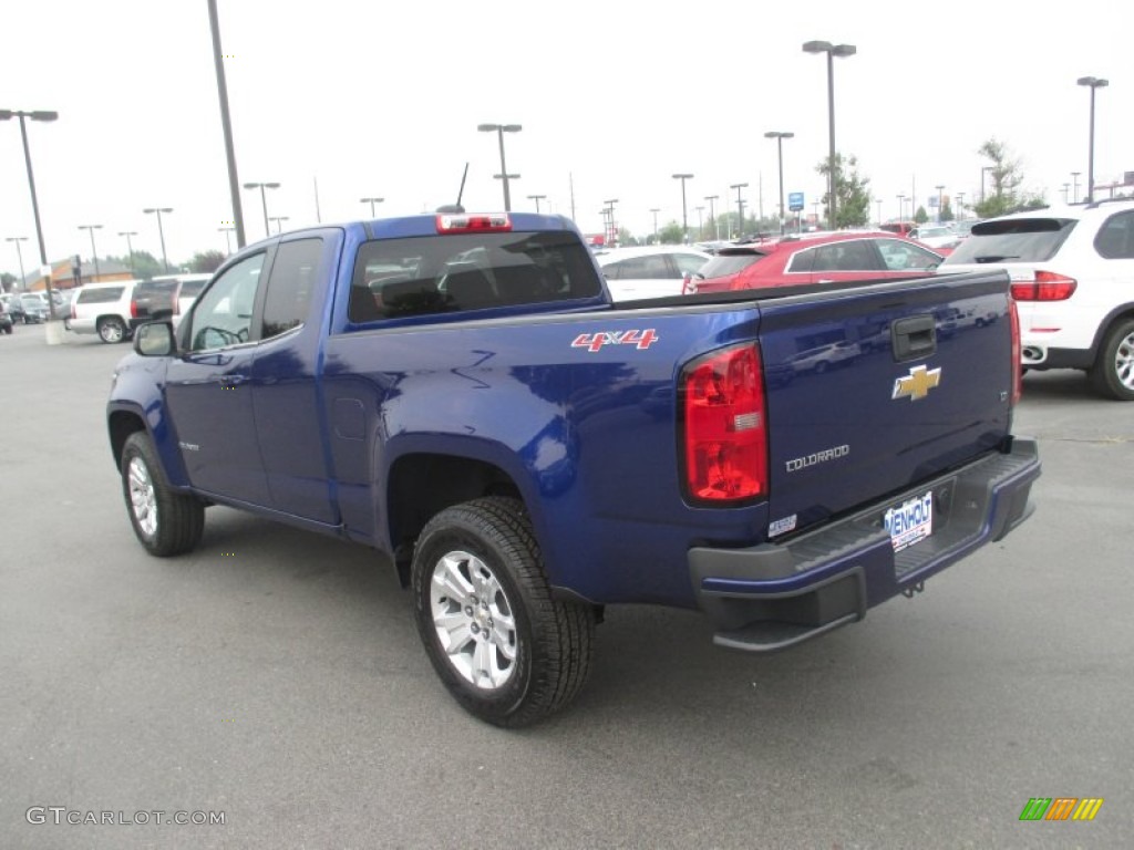 2016 Colorado LT Extended Cab 4x4 - Laser Blue / Jet Black photo #4