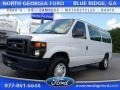 Oxford White 2008 Ford E Series Van E350 Super Duty XL Passenger
