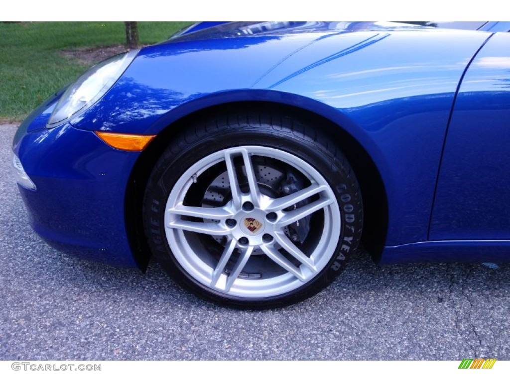 2013 911 Carrera Cabriolet - Aqua Blue Metallic / Luxor Beige photo #10