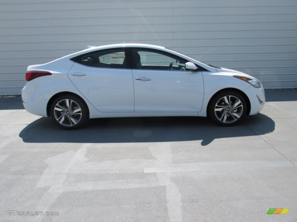 2016 Elantra Limited - White / Black photo #3