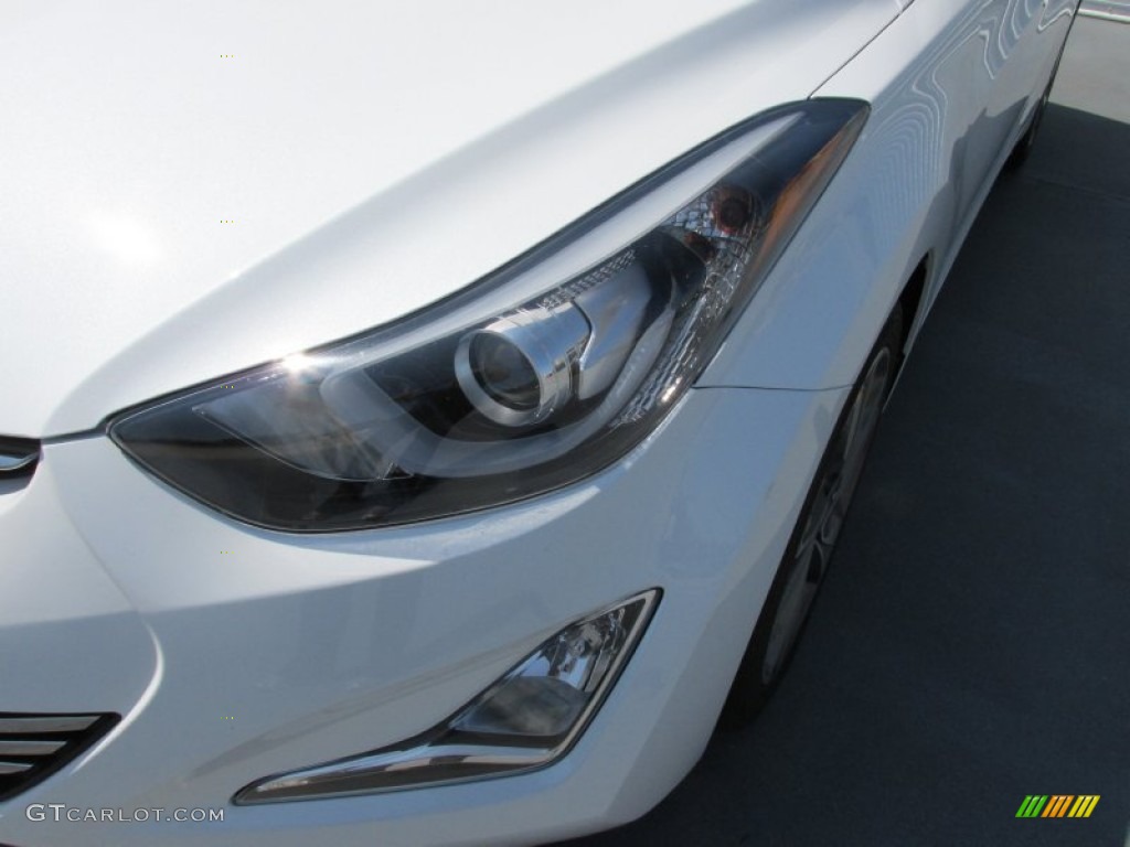 2016 Elantra Limited - White / Black photo #9