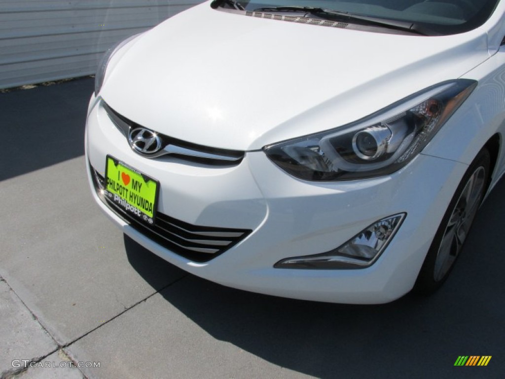 2016 Elantra Limited - White / Black photo #10