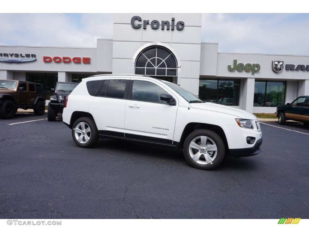 Bright White Jeep Compass