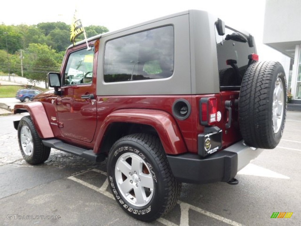 2010 Wrangler Sahara 4x4 - Red Rock Crystal Pearl / Dark Khaki/Medium Khaki photo #3