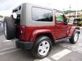 2010 Red Rock Crystal Pearl Jeep Wrangler Sahara 4x4  photo #6