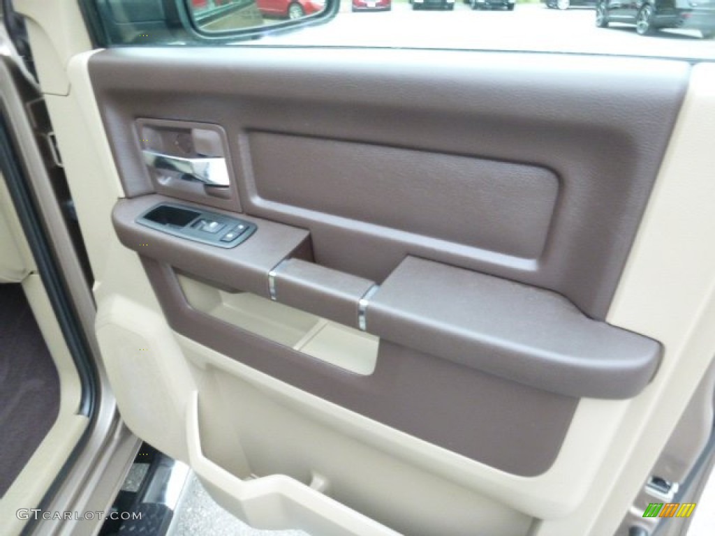 2010 Ram 1500 Big Horn Quad Cab 4x4 - Austin Tan Pearl / Light Pebble Beige/Bark Brown photo #12