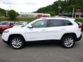 2016 Bright White Jeep Cherokee Limited 4x4  photo #2