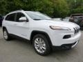 2016 Bright White Jeep Cherokee Limited 4x4  photo #7