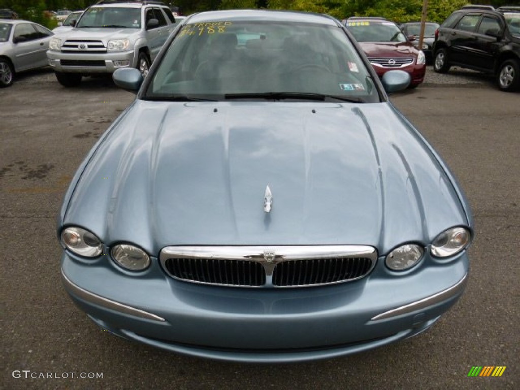 2004 X-Type 2.5 - Pacific Blue Metallic / Stone photo #6