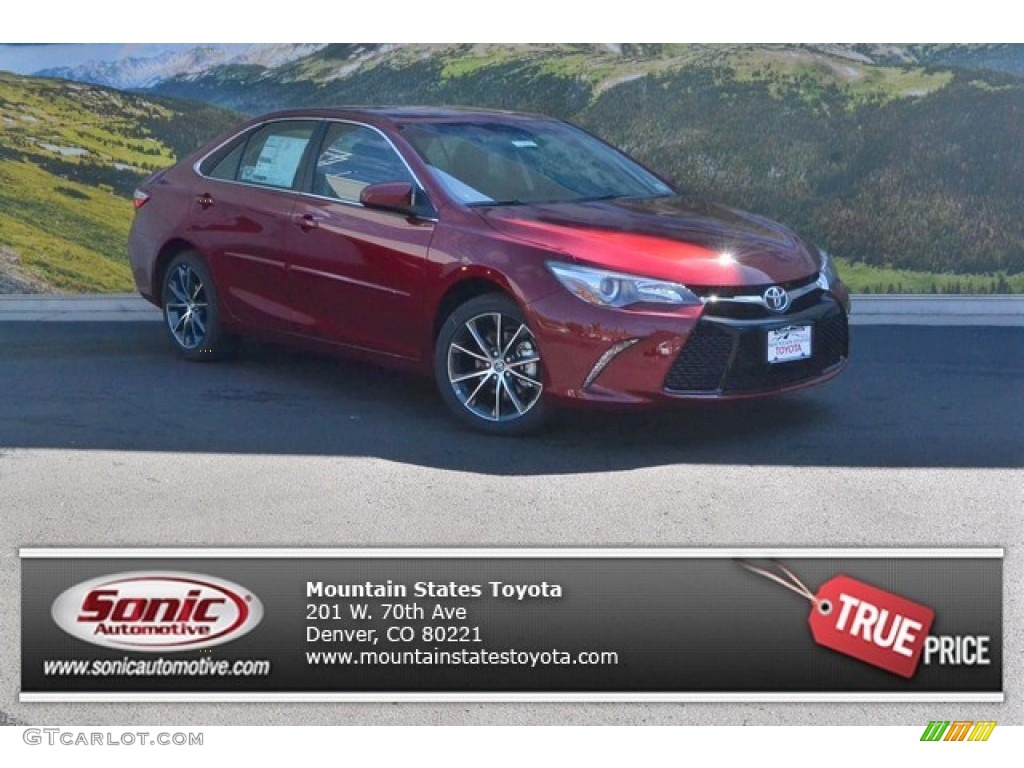 2016 Camry XSE - Ruby Flare Pearl / Black photo #1
