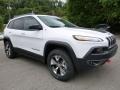 2016 Bright White Jeep Cherokee Trailhawk 4x4  photo #7