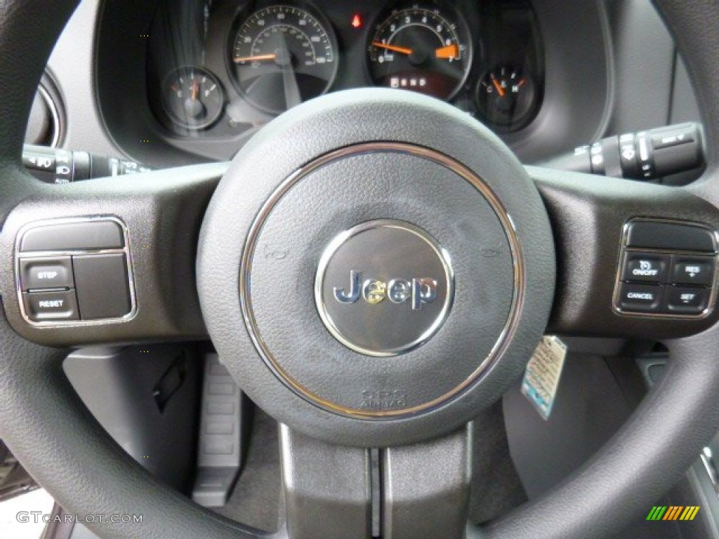 2016 Jeep Patriot Sport 4x4 Dark Slate Gray Steering Wheel Photo #106699588