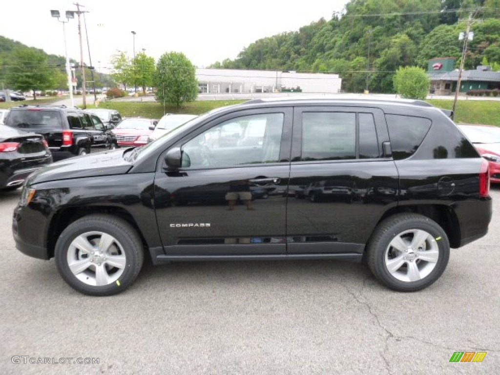 Black 2016 Jeep Compass Sport 4x4 Exterior Photo #106700097