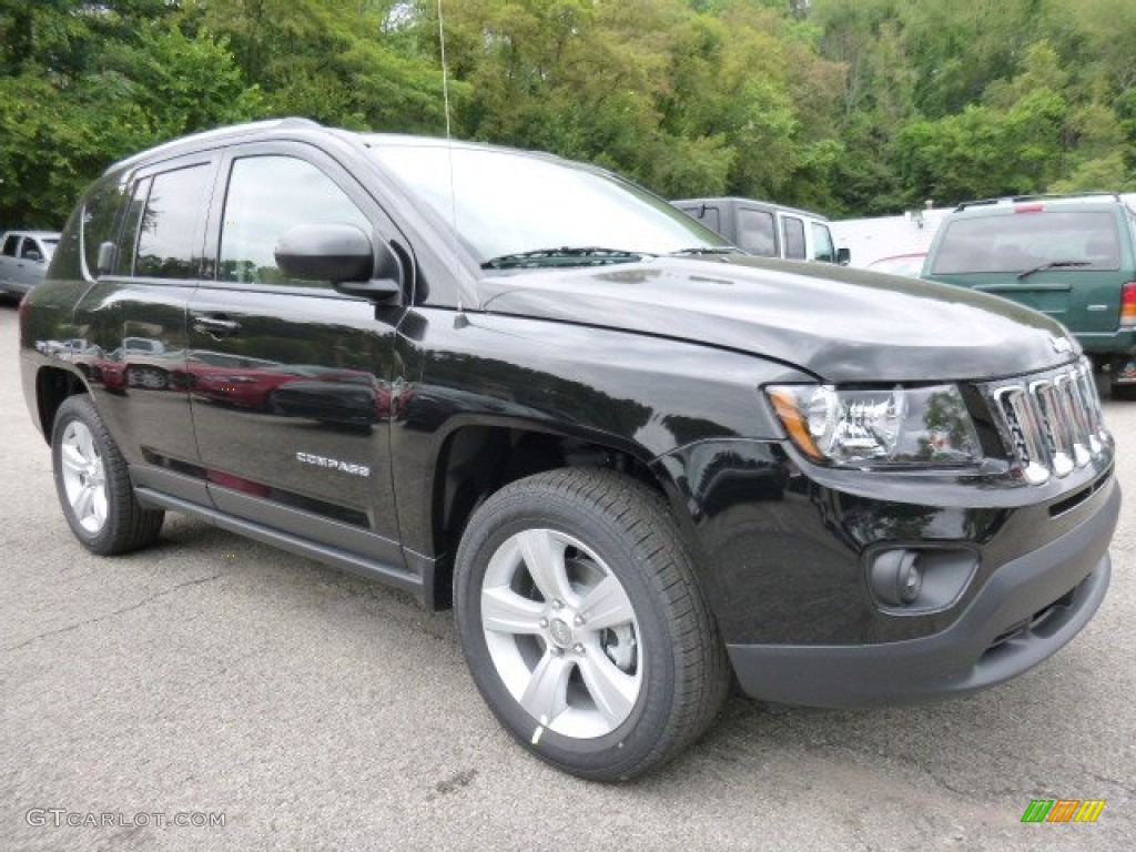 Black 2016 Jeep Compass Sport 4x4 Exterior Photo #106700254