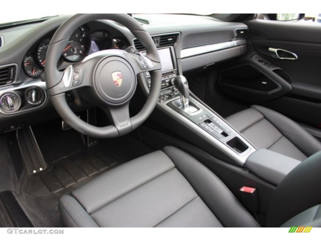 Black Interior 2016 Porsche 911 Carrera 4 Cabriolet Black Edition Photo #106700257