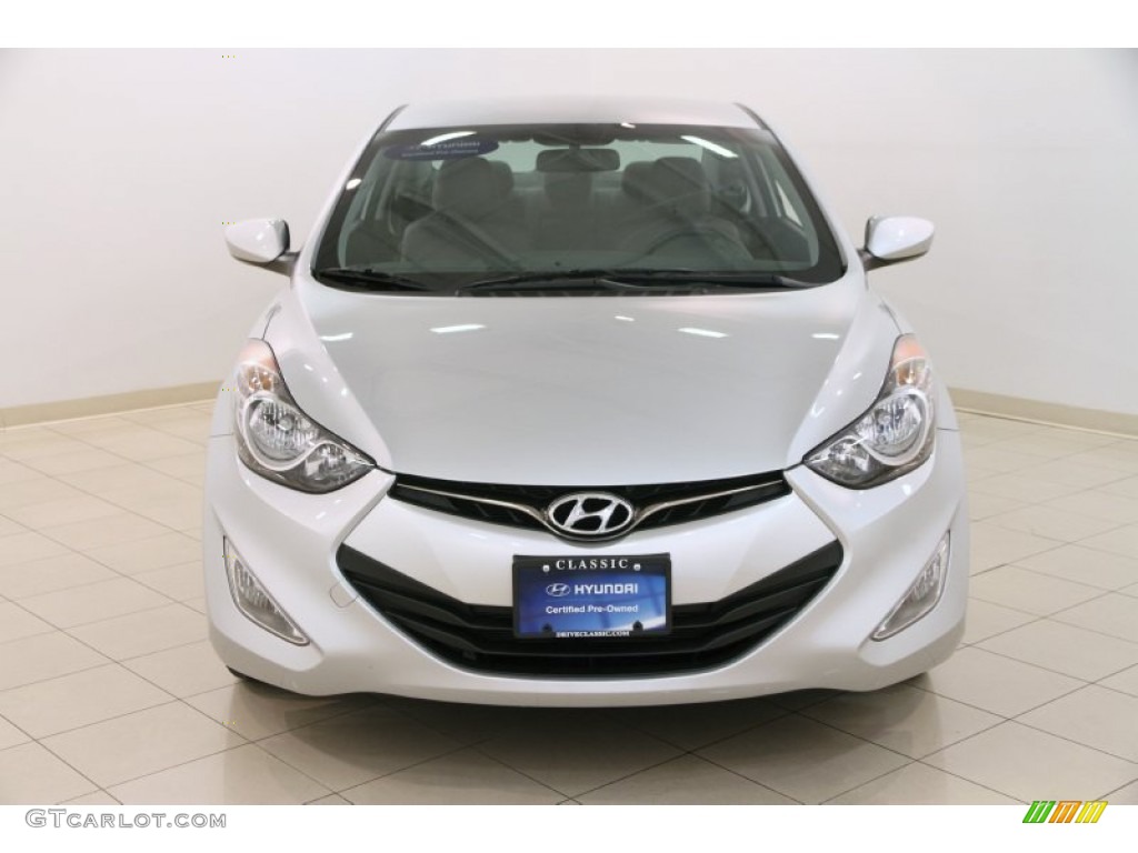 2013 Elantra Coupe SE - Silver / Gray photo #2