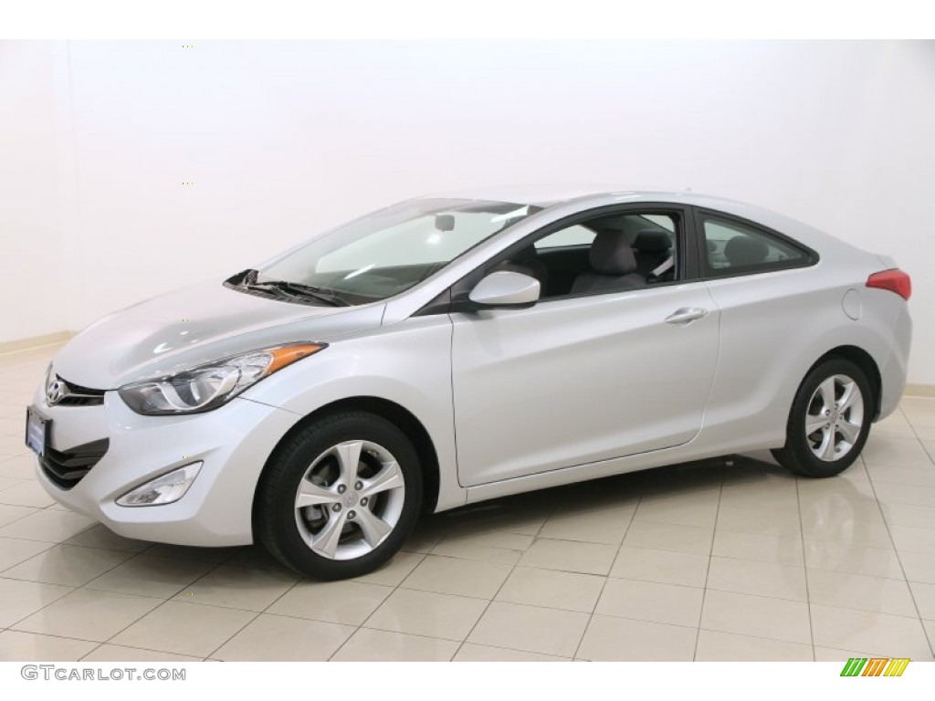 2013 Elantra Coupe SE - Silver / Gray photo #3