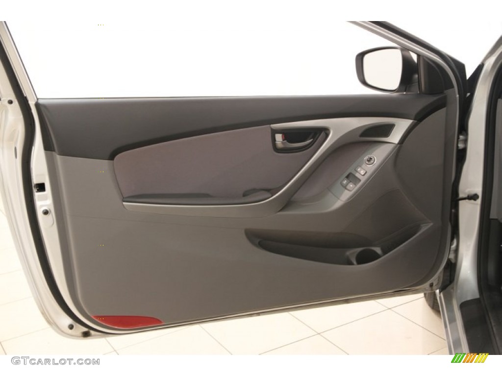 2013 Elantra Coupe SE - Silver / Gray photo #4