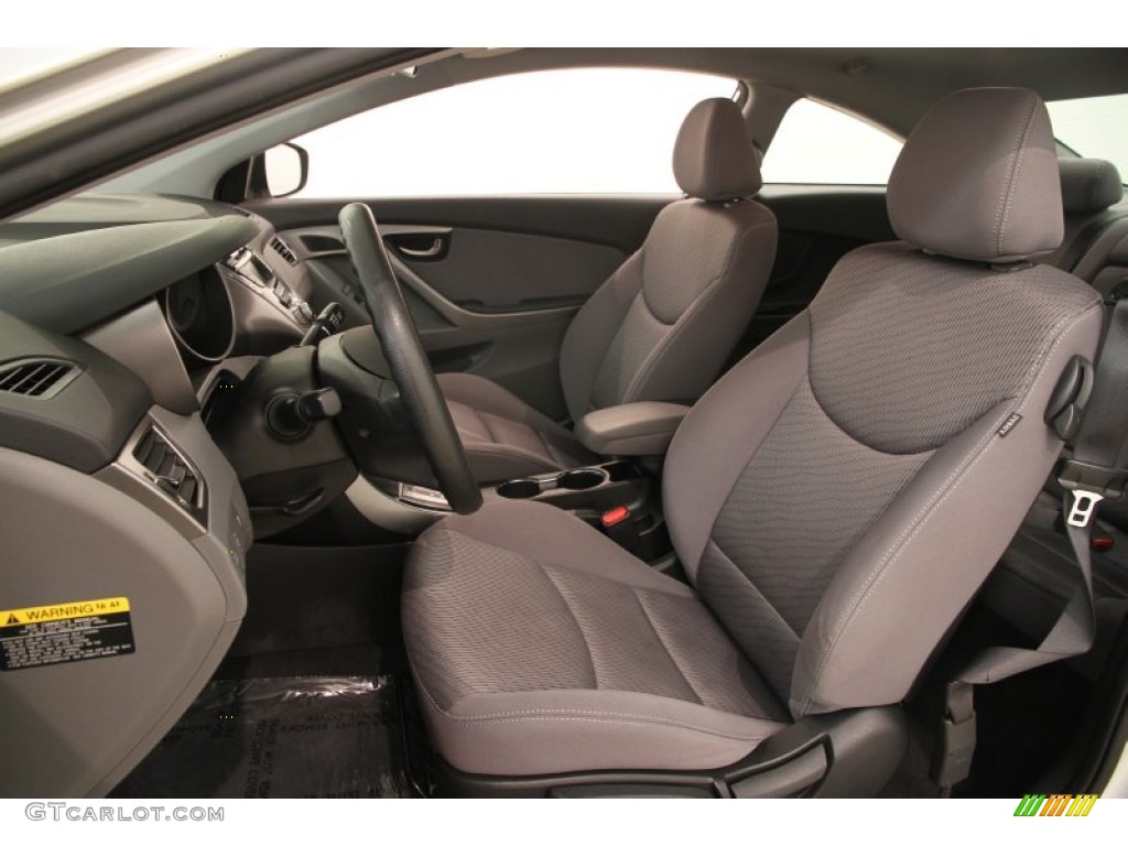 2013 Elantra Coupe SE - Silver / Gray photo #5