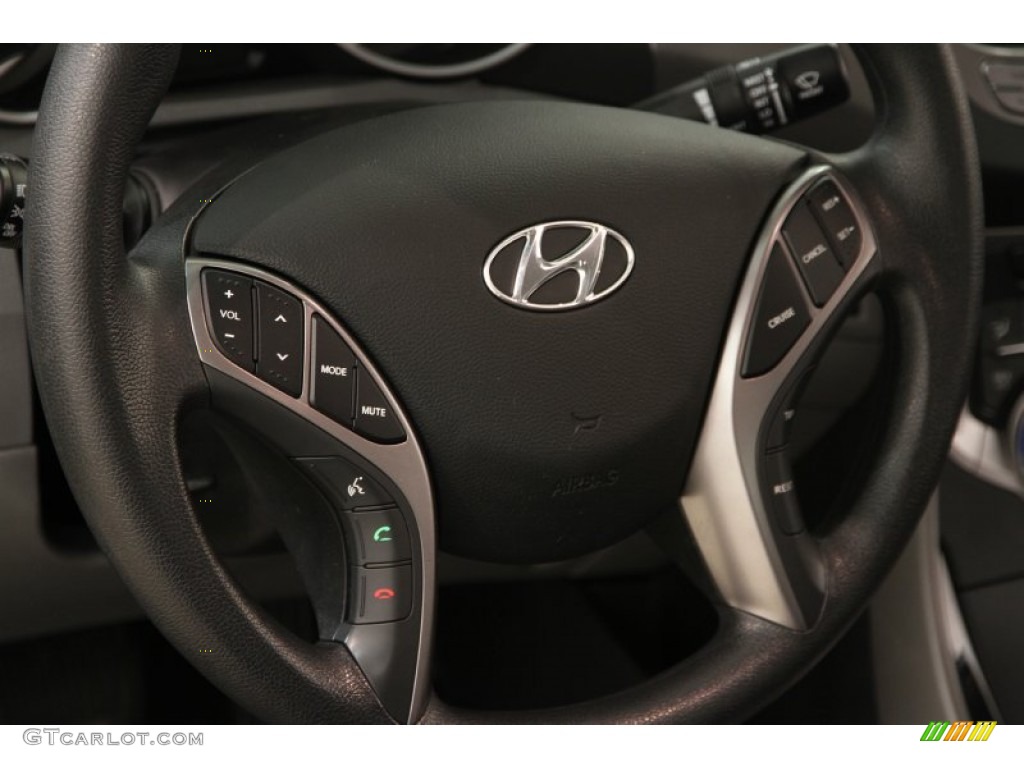 2013 Elantra Coupe SE - Silver / Gray photo #6