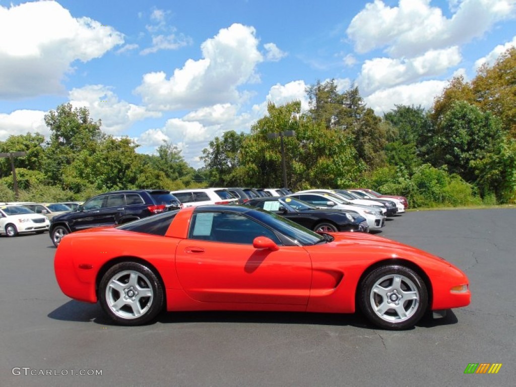 1998 Corvette Coupe - Torch Red / Light Oak photo #2