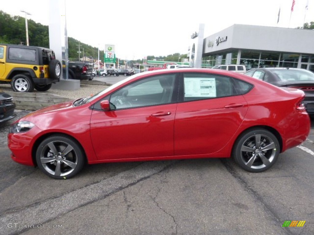 Redline 2 Coat Pearl 2016 Dodge Dart GT Exterior Photo #106703064