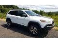 Bright White 2016 Jeep Cherokee Trailhawk 4x4 Exterior