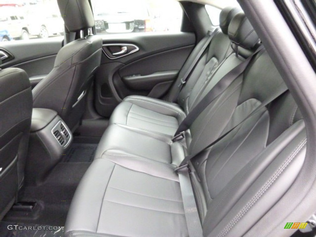 2016 Chrysler 200 C AWD Rear Seat Photos