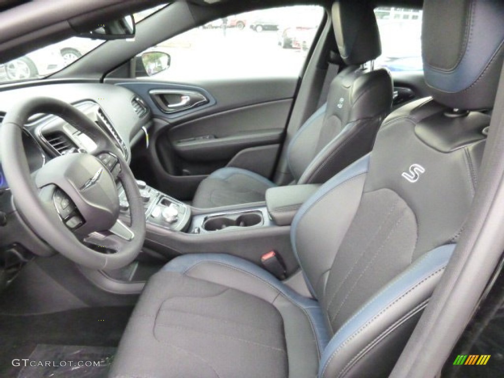 Black Interior 2016 Chrysler 200 S Photo #106705072