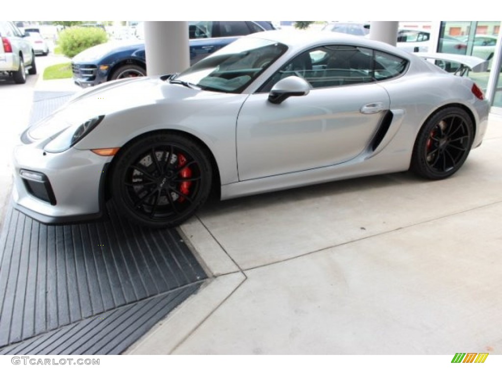 Rhodium Silver Metallic 2016 Porsche Cayman GT4 Exterior Photo #106706554