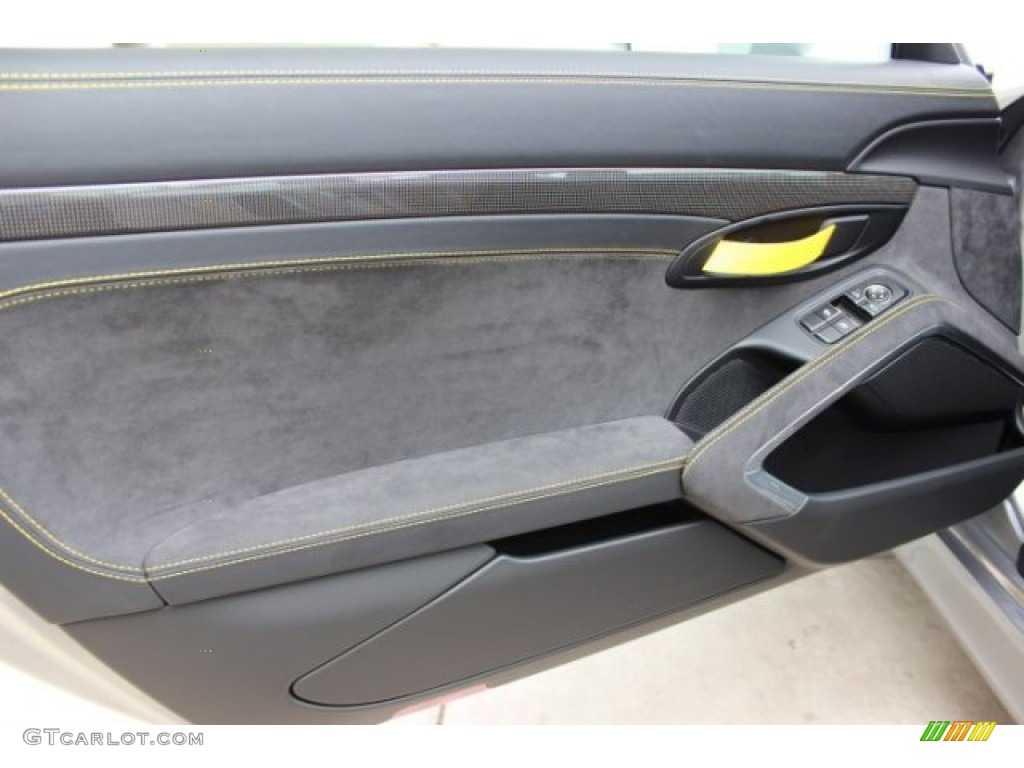 2016 Porsche Cayman GT4 Black Door Panel Photo #106706593