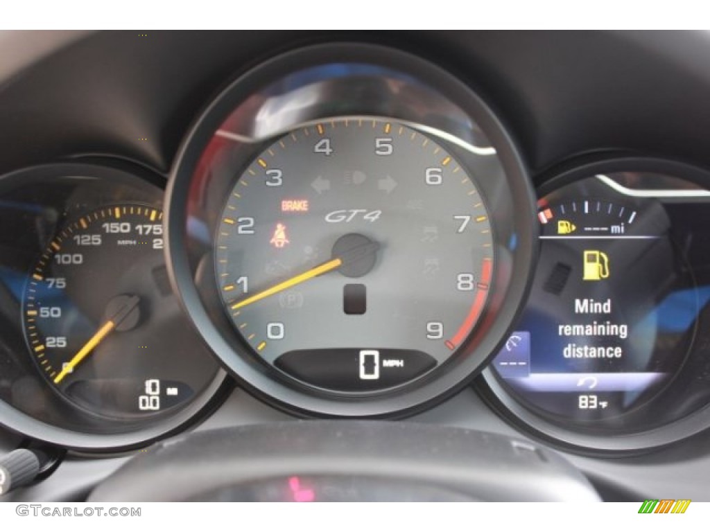 2016 Porsche Cayman GT4 Gauges Photo #106707004