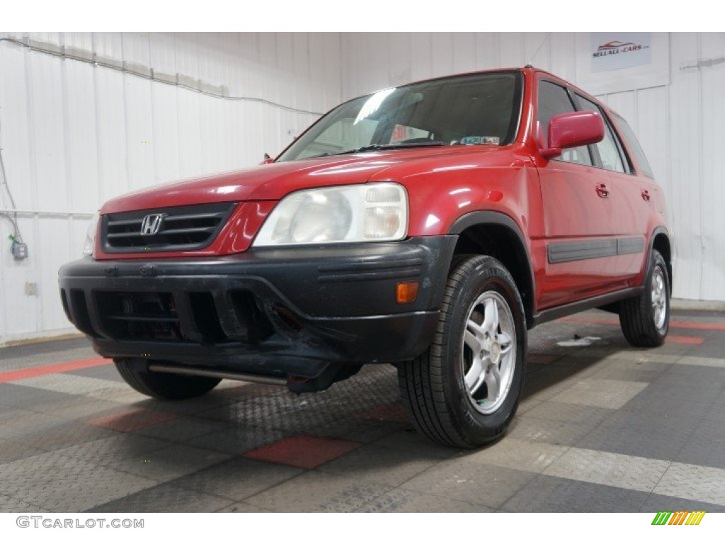 1999 CR-V EX 4WD - Milano Red / Charcoal photo #3