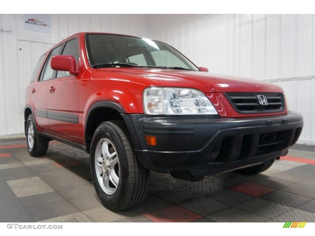 1999 CR-V EX 4WD - Milano Red / Charcoal photo #5