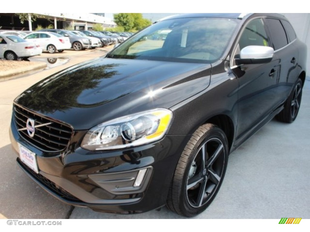 Onyx Black Metallic 2016 Volvo XC60 T6 AWD R-Design Exterior Photo #106712890