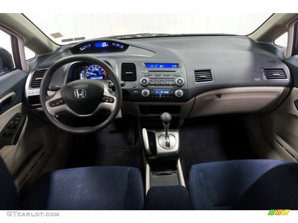 2008 Civic Hybrid Sedan - Magnetic Pearl / Blue photo #22
