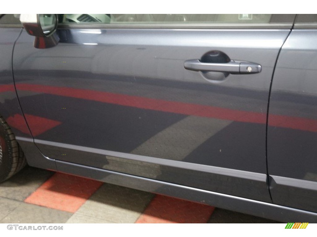 2008 Civic Hybrid Sedan - Magnetic Pearl / Blue photo #64