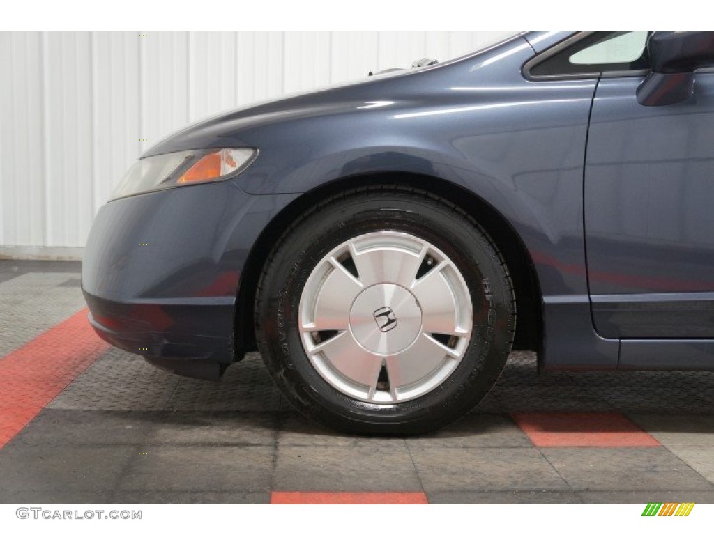 2008 Civic Hybrid Sedan - Magnetic Pearl / Blue photo #67