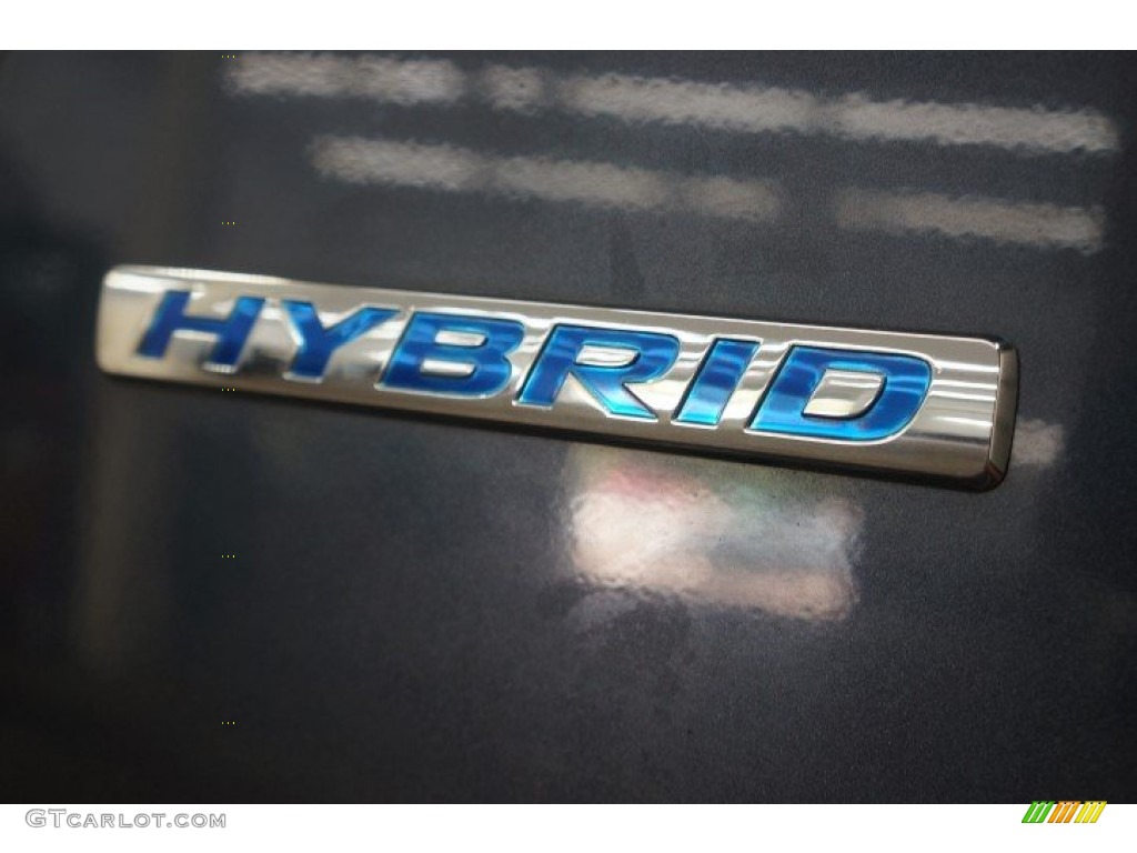 2008 Civic Hybrid Sedan - Magnetic Pearl / Blue photo #79