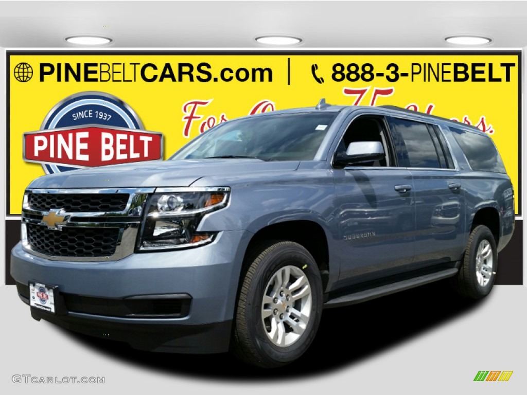 2016 Suburban LS 4WD - Slate Grey Metallic / Jet Black photo #1