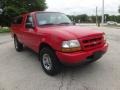 1999 Bright Red Ford Ranger XL Regular Cab  photo #6