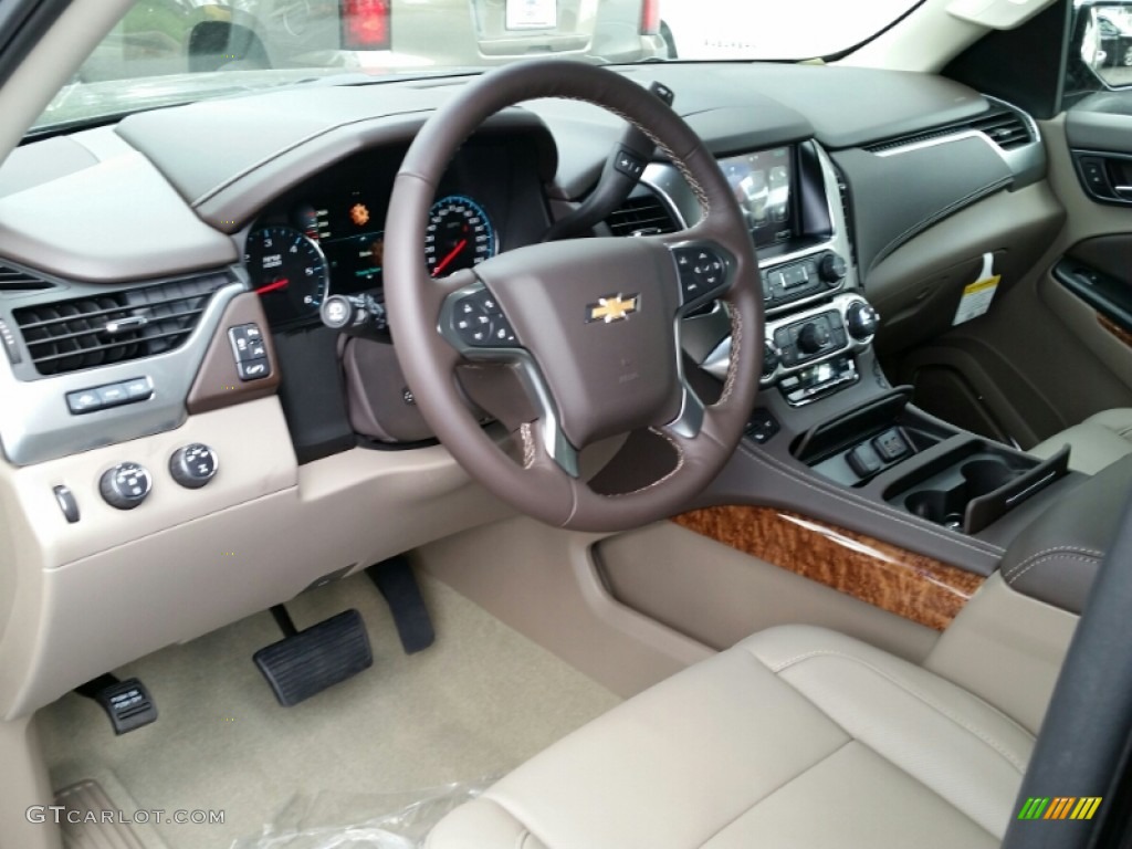 Cocoa/Dune Interior 2016 Chevrolet Suburban LTZ 4WD Photo #106716985